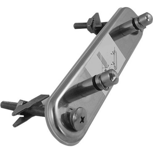 Duravit Hinge Panel for Seat and Cover Starck 1 #0065880000, Stainless Steel