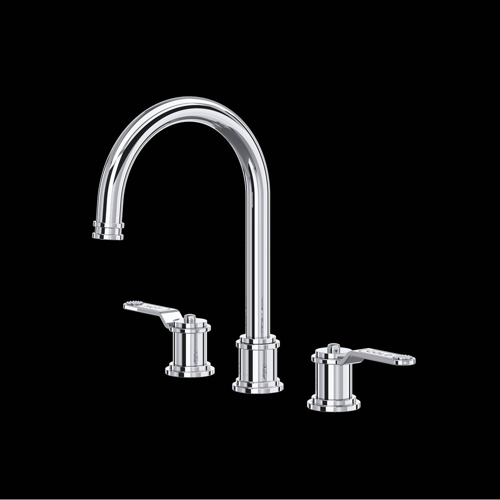 Rohl Armstrong™ Widespread Lavatory Faucet With C-Spout